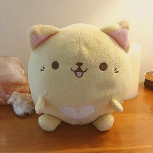 Kawaii Yellow Kitty Cat Plush